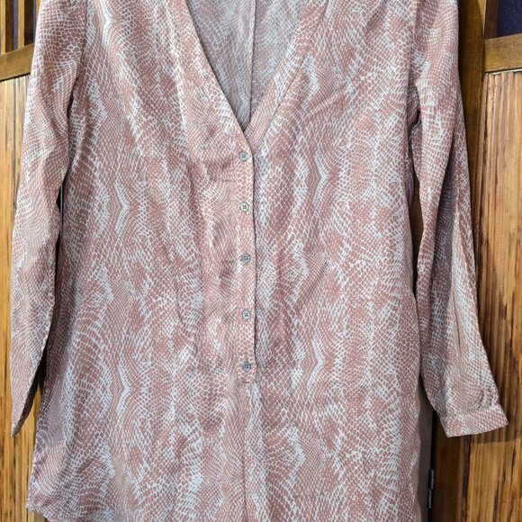 Amuse Society Roxane Romper – Moccasin Snake Print – Size Small - Picture 2 of 5